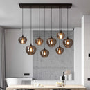 Modern LED Pendant Light Glass Chandelier for Living Room & Bedroom by Ljojo