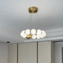 Ljojo Luxury Gold LED Pendant Chandelier for Dining Room & Bedroom