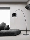 Ljojo Dimmable Minimalist Led Floor Lamp for Nordic Living Room - Black