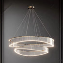 Ljojo Luxury Decorative Circular Pendant Lamp for Living Room and Hotel Decor.