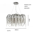 Ljojo Luxury Tassels Pendant Lights Modern Chandelier for Bedroom Home Decor