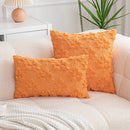 Embroidered Wool Maple Leaf Pillowcase by Ljojo - Halloween & Thanksgiving Orange Cushion Cover