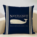 Ljojo Marine Cotton Fish Cushion Cover 45x45CM Square Home Decor Pillow Case