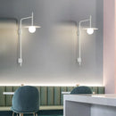 Nordic Designer LED Wall Light for Bedroom Black Indoor Lighting by Ljojo