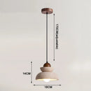 Ljojo Japanese Wabi-Sabi Travertine Pendant Light for Kitchen Island - LED E27 Hanging Lighting