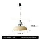 Bauhaus Glass Pendant Light Led Medieval Retro for Restaurant Bar Bedroom - Ljojo