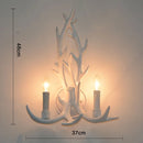 Ljojo Resin Antler Pendant Chandelier Industrial Deer Horn Lights House Decoration Fixtures