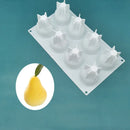 Ljojo 3D Fruit Silicone Cake Mold Baking Tool Kit for Cupcake Decoration