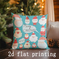 Christmas-themed Pillow Covers by Ljojo - Perfect for Sofa, Bedroom, Car, Rectangular Cushion
