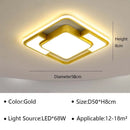 Minimalist Ring LED Ceiling Lamp for Bedroom | Modern Indoor Lighting Fixture by Ljojo