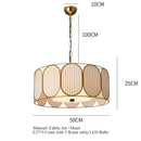 Fabric Art Led Pendant Light For Dining Kitchen Bedside Lighting - Ljojo