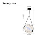 Ljojo Luxury Glass Pendant Chandelier for Bedroom, Restaurant, and Bar