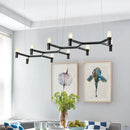 Ljojo Metal Pendant Chandelier: Modern Luxury G9 LED Lighting Fixture