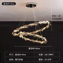 Ljojo Modern Minimalist LED Crystal Chandelier for Living Room 2025 - New Light Luxury Design