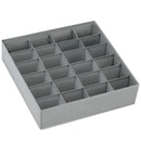 Ljojo™ 24-Compartment Fabric Storage Box: Foldable Stackable Organizer for Socks, Ties, Underwear
