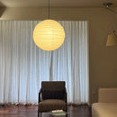 Japanese Art Rice Paper Ceiling Pendant Lamp | Elegant Living Room Chandelier -- Ljojo