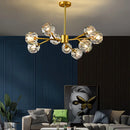 Adjustable Nordic Crystal Chandelier Elegant Lighting Fixture Ideal for Restaurant Living Room by Ljojo