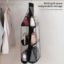 Ljojo™ Gray Handbag Organizer Hanging Storage Bag for Closet Wardrobe & Door