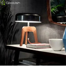 Ljojo Wabi-sabi Solid Wood LED Floor Lamp for Bedroom Home Decoration Chandelier