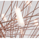 Ljojo Luxury LED Iron Wire Chandelier for Living & Dining Room