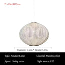 Italian Pendant Lights Stainless Steel Chandeliers for Living Room by Ljojo