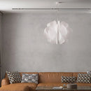 Nordic White Flower Acrylic Shade Hanging Pendant Light for Home Decor by Ljojo