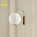 Italian Design Minimalist Flying Saucer Silk LED Wall Lamp for Bedroom Living Room by Ljojo