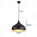 Industrial Black Ceiling Pendant Lamp E27 for Restaurant Dining | Ljojo