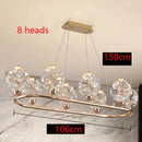 Ljojo Luxury Crystal Living Room Chandelier - Modern Dining Room Pendant Lamp