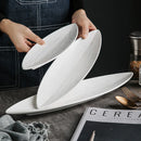 Ljojo Long Leaf Plate - Premium Ceramic Sushi Platter