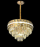 Ljojo Gold Modern Chandelier Crystal Lamp | Luxury Round LED Light Fixture