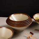 Ljojo Melamine Ramen Bowl - Large Capacity Soup Noodle Bowl