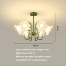 Ljojo French Pendant Light: Nordic Flower Led Lighting Fixture for Home Decoration
