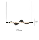 Italian Designer Art LED Pendant Lights Waves Chandeliers for Dinning Living Room by Ljojo