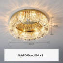 Modern Crystal Ceiling Lamp - Restaurant Led Lighting - Piano-key Style - Living Room Decor by Ljojo