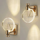 Crystal Bubble Wall Lamp for Bedroom, Minimalist Living Room Lighting by Ljojo.