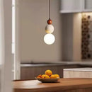 Natural Wood Wabi-sabi LED Pendant Lights Japan for Master Bedroom Hotel Bar Island Chandelier by Ljojo