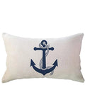 Blue Compass Pattern Decorative Pillowcase 40X60cm - Ljojo Brand