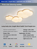 Cloud Cream LED Ceiling Light Chandelier Industrial Bauhaus Chic Home Lamps - Ljojo