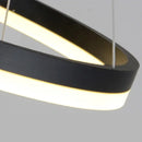 Ljojo LED Circle Pendant Lights for Living Room with Remote Control