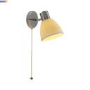Ljojo LED Wall Lamp Rotate White Ceramic Nordic Modern Bathroom Light