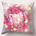 Ljojo LED Christmas Pillowcase with Garland Color Ball Pattern
