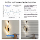 Ljojo Luxury Gold Iron Wall Lamp with Acrylic Shade, Small LED Light for Living Room