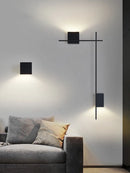 Ljojo Long Strip Wall Lamp Modern Line Living Room Hotel Wall Light