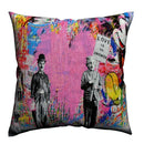 Banksy Street Art Pillowcase Cover 45x45cm - Ljojo Home Decor