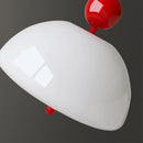 Cream Glass Medieval French Pendant Light by Ljojo for Living Room and Bedroom