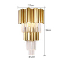 Modern Gold Crystal Wall Lamp LED Light E14 Bulbs Bedroom Living Room Lighting Ljojo