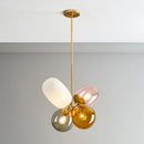 Modern Glass Chandelier Pendant Light | Colorful Dining Room Decor | Ljojo