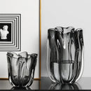 Ljojo™ Glass Vase Floral Decoration - Elegant Arrangement for Home, Living Room, Porch