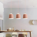 GEW Minimalism Macaroon Pendant Light Ceiling Chandelier for Bedroom Nordic Style Ljojo